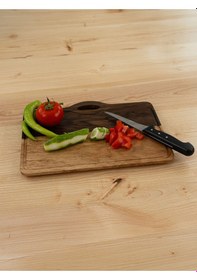 Resim Ahşap Çanta Kesme & Sunum Tahtası 