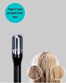 Resim Profesyonel Rh-6668 Şarjlı Elektrikli Saç Kesme Ve Düzeltici Makine - Lisinya 