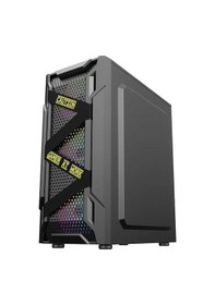 Resim Spectrum Criminal Rgb 4 Fanlı Şeffaf Yan Panelli Atx Oyuncu Kasası 
