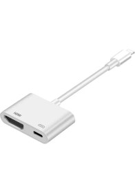 Resim Go-Des Go Des GD-7565 Lightning HDMI Tv ve Şarj Dönüştürücü Adaptör 1080P Full Hd 