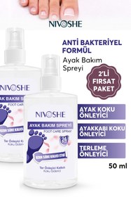 Resim NIVOSHE Ayak Koku Önleyici Ayak Kokusu Spreyi ,terleme Önleyici Ve Nemlendirici Ayakkabı Koku Giderici 08 