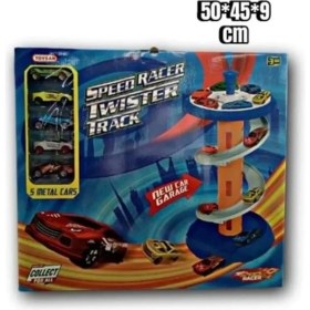 Resim MCM Group Toysan Racer Garaj - 5 Metal Cars 