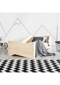Resim Markaawm Markaawm Dolce Montessori Yatak Ahşap Beşik Karyola Akçaağaç 