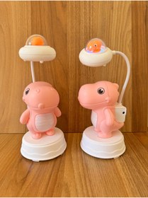 Resim online store Gece Lambası Kalemtıraşlı Şarjlı Dekoratif Dinazor Okuma Led Masa Lambası 