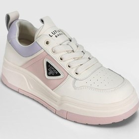 Resim Lufian Jennıfer Pembe Kadın Hakiki Deri Spor Ayakkabı Pembe 