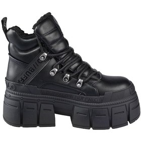 Resim Oxford Klasik Kadın 1622608 Buffalo Gospher Hıke Mıd Pad - Vegan Nappa- Black Siyah 