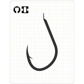 Resim Fudo 1707 Iseama No:1/0 Teflon Olta İğnesi - Standart 