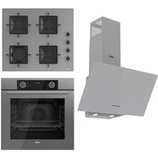Resim Fryart SS Serisi Gri Ankastre Set (SS208 - XE63CPR - D088) Ferre