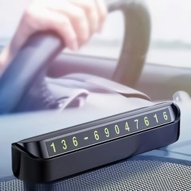 Resim Team Car Torpido Üstü Parktel Kapaklı Numaratör 