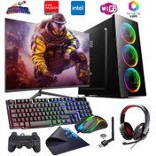 Resim Collect RKT980337 i5-3470 8 GB 480 GB SSD 4 GB RX550 24" Free Dos Masaüstü Oyuncu Bilgisayarı 