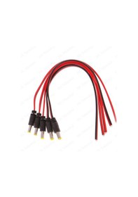 Resim 5 Adet CCTV Güvenlik Kamerası için Erkek DC Güç Kablosu 