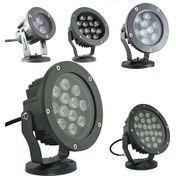 Resim Bahce Ve Ağaç Led Aydınlatma Armatürleri Yeşil 36w Dış Çapı 23,5cm Işık Güçü 360w-5040lm Yeşil 