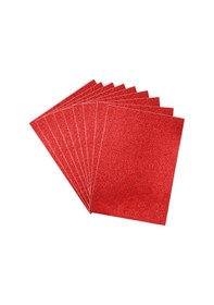 Resim Sanatsal Kağıt 50x70 Eva Tabaka 5'li Simli Kırmızı Kağıt Ürünleri 