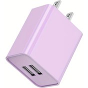 Resim Gaojunshop01 Mor Usb Duş Şarj Aleti Purple İphone Uyumlu 15 Huawei Xiaomi Ve Android Cihazlar İçin 