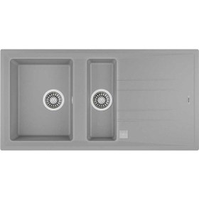 Resim Teka Stone 60 B-Tg Metalic Gri Granit Eviye 