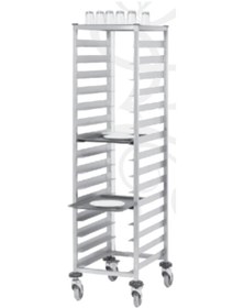 Resim Pimak Mutfak Bulaşık Arabası Tekli Tepsi Taşıma 37 X 53 Cm 