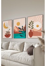 Resim Artavessa Dekoratif 3 Parça Kanvas Tablo - 3CNVS12 