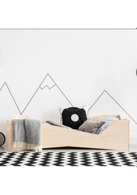 Resim Markaawm Markaawm Dolce Montessori Yatak Ahşap Beşik Karyola Akçaağaç 