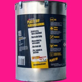 Resim PLASTİDİP Plasti Dip - Tinersiz - 3 kg - Mat Neon Pembe 