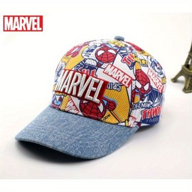Resim Marvel Spider-Man Beyzbol Şapkası - Ayarlanabilir Polyester Kafa, Canlı Çizgi Roman Tasarımlı, Nefes Alabilen & Elde Yıkanabilir, Günlük Kullanım ve Süper Kahraman Hayranları İçin Uygun, Kadınlar için Mükemmel 