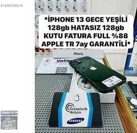 Resim Apple iPhone 13 İkinci El TR | 128 GB | Yeşil 