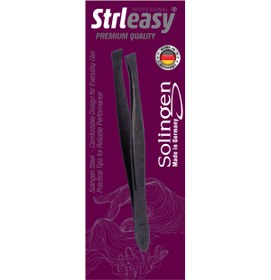 Resim STRLEASY STRLEASY 6209 SOLINGEN SİYAH ÇELİK CIMBIZ - DÜZ UÇ 