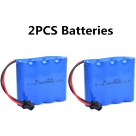 Resim 4.8 v 1800 Mah 2 Adet Oyuncak Araba Bataryası 