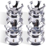 Resim Tongdashop 4 Adet Krom Motor Silindir Kapak Cıvata Başlığı Xl883 Dyna Big Twin 1340 Evo Sportster Twin Cam 