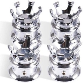 Resim Tongdashop 4 Adet Krom Motor Silindir Kapak Cıvata Başlığı Xl883 Dyna Big Twin 1340 Evo Sportster Twin Cam 
