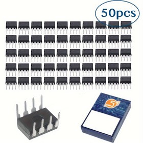 Resim 50 adet LM358P LM358 Çift İşlemeli Amplifikatör IC Om-Amp DIP-8 