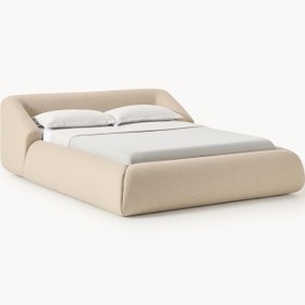 Resim Suzi Çift Kişilik Karyola Bej - 200x200 cm 