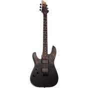 Resim Schecter C-1 Standard Solak Elektro Gitar (Black Fade Burst Burl) 