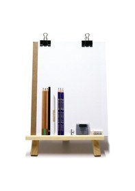 Resim Karakalem Eskiz Çizim Seti Masaüstü Şövale Duralit Kömür Kalem Dağıtıcı Kalem 