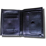 Resim Unisex Dikey Cüzdan Siyah 