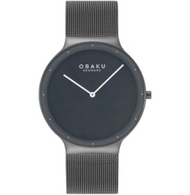 Resim Obaku Denmark V307gxuumu Quartz Hasır Siyah 40 Mm Erkek Kol Saati Siyah 