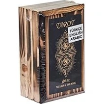 Resim Renklimestore Star Oyun Aletleri Tarot Oyun Kartı Ahşap Kutulu 