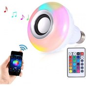 Resim Uzaktan Kumandalı Bluetooth Hoparlör Rgb Led Ampul Speaker 