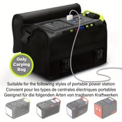 Resim YOYISS Güç İstasyonu Taşıma Çantası - Ayarlanabilir Askılı ve Kapatmalı, Dayanıklı Polyester Taşınabilir Jeneratör Çantası - YOYISS PS-88 & Çoğu Güç İstasyonuna Uygun, Kamp Ekipmanı Organizatörü, Kompakt Depolama, Yırtılmaya Karşı Dirençli Malzeme, Acil Durumlar İçin, DIY Profesyonelleri 