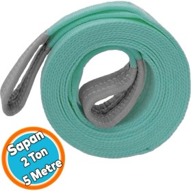 Resim Nzb Sapan Polyester Spanzet 2 Ton 5 Metre Turkuaz Sağlam Yük Kaldırma Taşıma Indirme Halat 