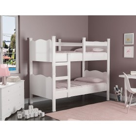 Resim Patiko Furniture Mdf Ayaklı Ayrılabilir Ranza (90X190) 