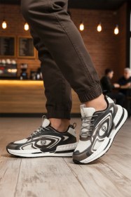 Resim Pierre Cardin Beyaz Fileli Hafif Esnek Erkek Spor Ayakkabı Pcı-11616 M Beyaz 