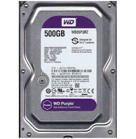 Resim Wd Purple Wd05Purz 500 Gb 3.5" 5400 Rpm Hdd Güvenlik Diski 