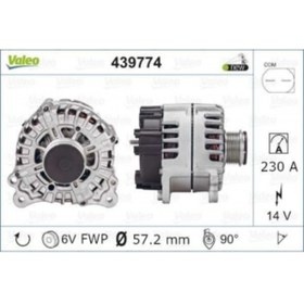 Resim Valeo ALTERNATOR PORSCHE CAYENNE 3,0D 13 14 - 439774 
