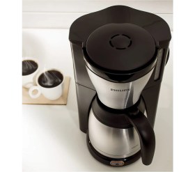 Resim Philips HD7546/20 Café Gaia Filtre Kahve Makinesi, Termos Demlikli, Gümüş 