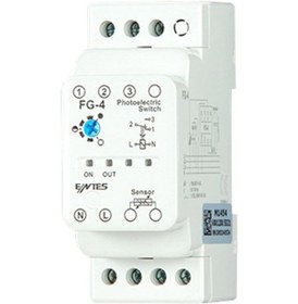 Resim Entes Fg-4 1-3 190-255 Vac Lüx Ayarlı Röle Çıkışlı Fotosel Röle 