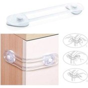 Resim Bebek Çocuk Güvenlik Dolap Ve Çekmece Kilidi 5 Adet Çok Amaçlı Ço Çok Renkli 