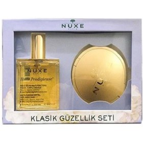 Resim Nuxe Klasik Güzellik Seti - Kuru Yağ 100 ml + Kompakt Pudra 25 ml 