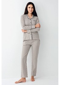 Resim Pierre Cardin Kadın Siyah Pijama Takımı Pc9103-s-v1 Siyah 