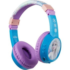 Resim Disney Frozen 2 Karlar Ülkesi 2 Anna Elsa Mikrofonlu Bluetooth Kulaklık 