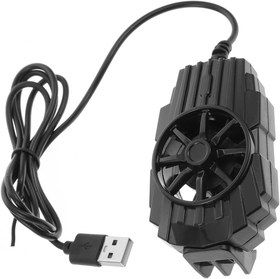 Resim UKCOCO Soğutucu Fan Oyun Telefonu Soğutucu Taşınabilir Kişisel Fan Türbin Soğutma Cep Telefonu Soğutma Cihazı 